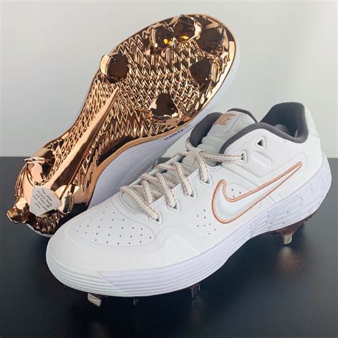 NWOT Nike Alpha Elite 2 Softball Cleats Rose Gold | Softball cleats ...