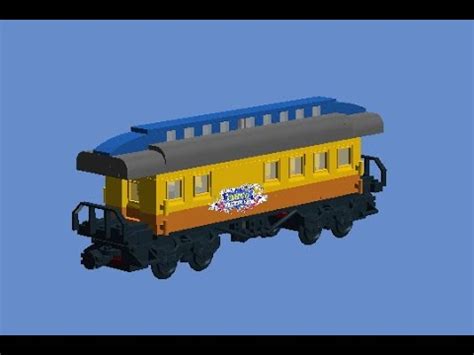 How To Build A Lego Circus Zaragoza Train Passenger Cars (Madagascar 3 ...