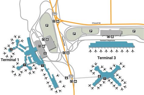 McCarran Airport Terminal Map