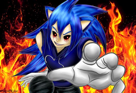 Sonic.exe by WolfKIce on DeviantArt