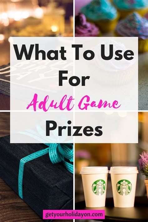 What to use for Adult Game Prizes | Get Your Holiday On | Thanksgiving ...