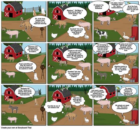 Animal Farm Story Storyboard o 26d0945c