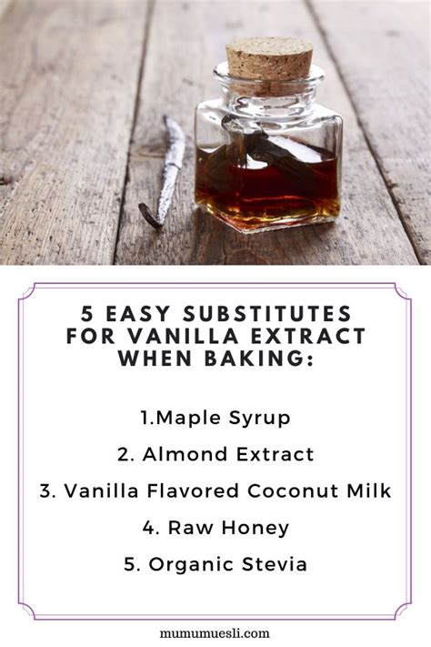 Vanilla Sugar Substitute | Health Foods Blog | Mu Mu Muesli | Healthy ...