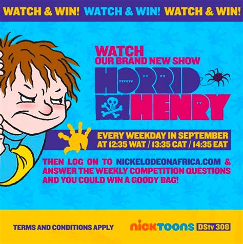 Get your Kids To Watch the New Horrid Henry Show on Nicktoons & Win ...