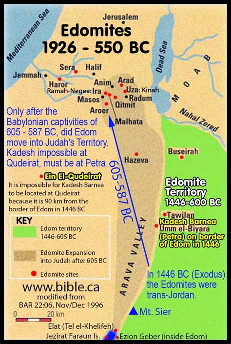 The Edomites: From Esau to Edom to Idumea to Extinction 2006BC - AD70