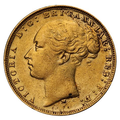 Australian Gold Sovereign Queen Victoria St. George 1874 M gVF – Narracan