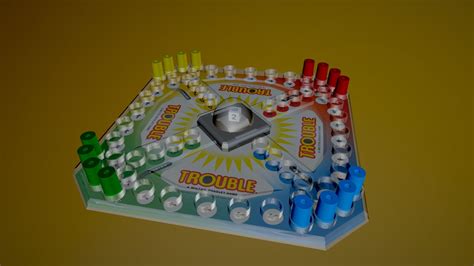 Trouble Board Game - 3D model by Monica Reuman (@MoRooms) [4d7edaa ...