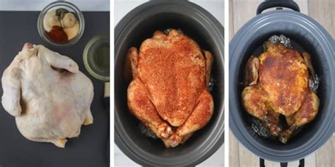 Slow Cooker Rotisserie Chicken - The Carefree Kitchen