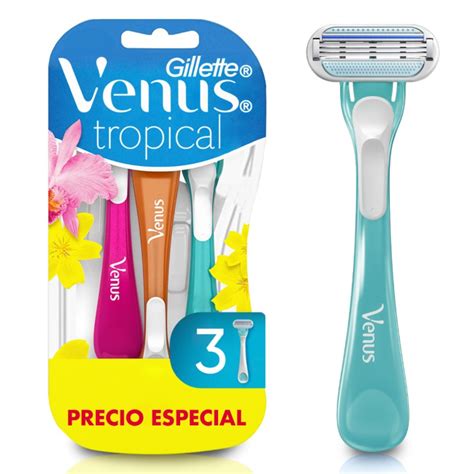 Comparar precios: Máquina De Afeitar Desechable Venus Tropical Con ...