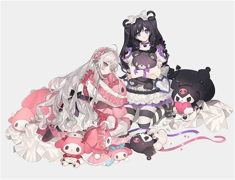 HD wallpaper: Sanrio, Kuromi, My Melody | Wallpaper Flare