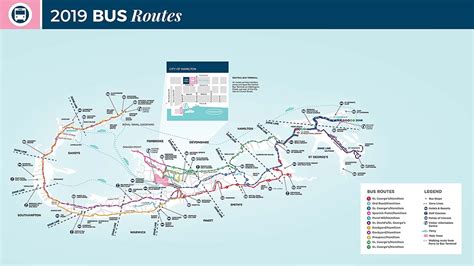 Bus routes and maps | Government of Bermuda | Bus route map, Bus map ...