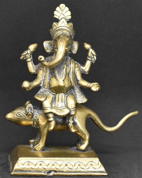 Ganesha on Vahana | Bronzes of India – A personal collection