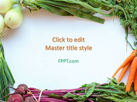 Free Healthy Food PowerPoint Template - Free PowerPoint Templates