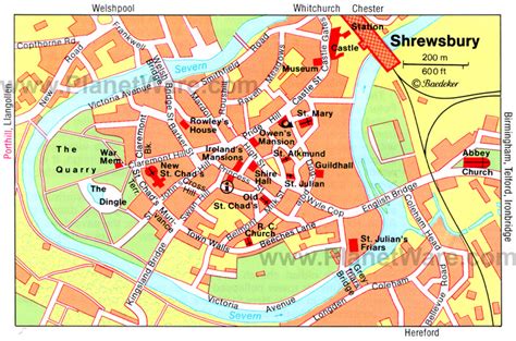 Shrewsbury Map