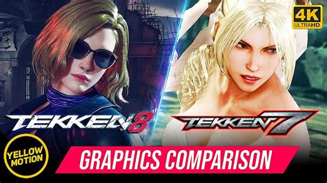 NINA Williams New LOOK! TEKKEN 8 vs TEKKEN 7 - Graphics & Character ...