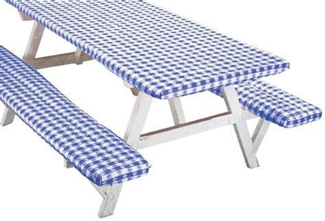 Fitted Vinyl Picnic Table Covers | Table Covers Depot