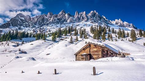 Lassen Volcanic National Park Spruce Winter Nature 3840x2160 HD ...