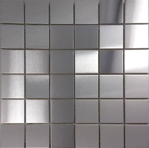 Brush Silver Metallic Mosaic Wall Tiles Backsplash SMMT030 - Etsy