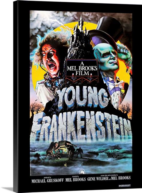 Young Frankenstein - Vintage Movie Poster Wall Art, Canvas Prints ...