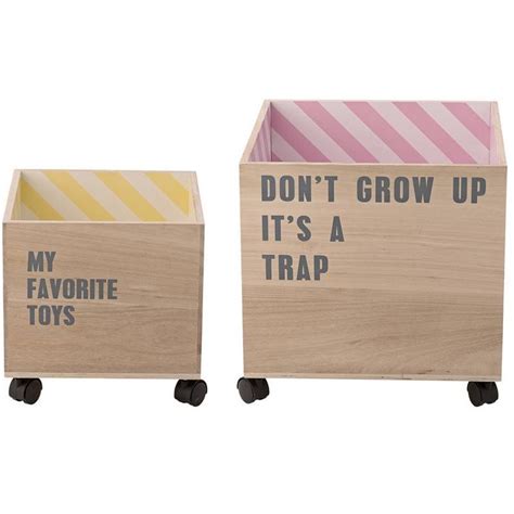 BLOOMINGVILLE storage box with wheels winter - Bloomingville mini ...