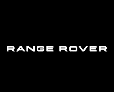 Range Rover Logo Brand Symbol Name White Design British Car Automobile ...