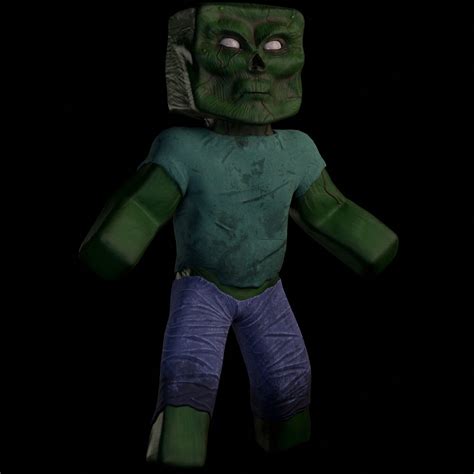 ArtStation - Minecraft - Zombie