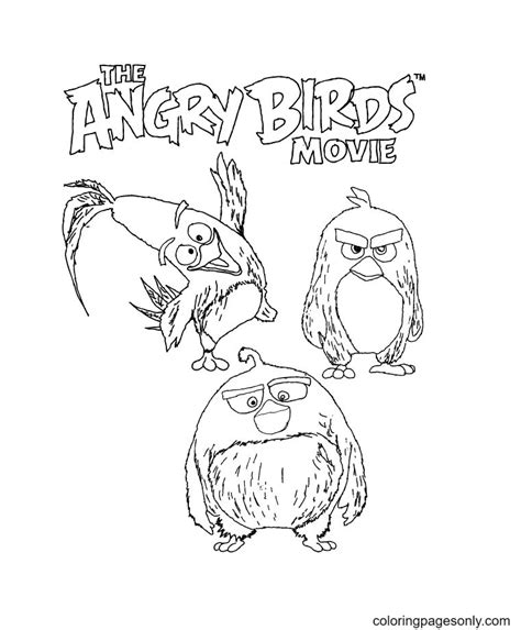 Angry Birds Movie 2 Coloring Pages