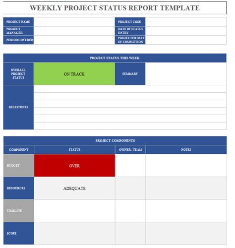 Project Status Report Template Example & Steps