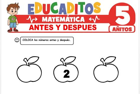 Antes y Después para Niños de 5 Años » Educaditos.com