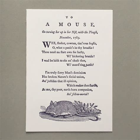 To a Mouse | Keyhole Collection