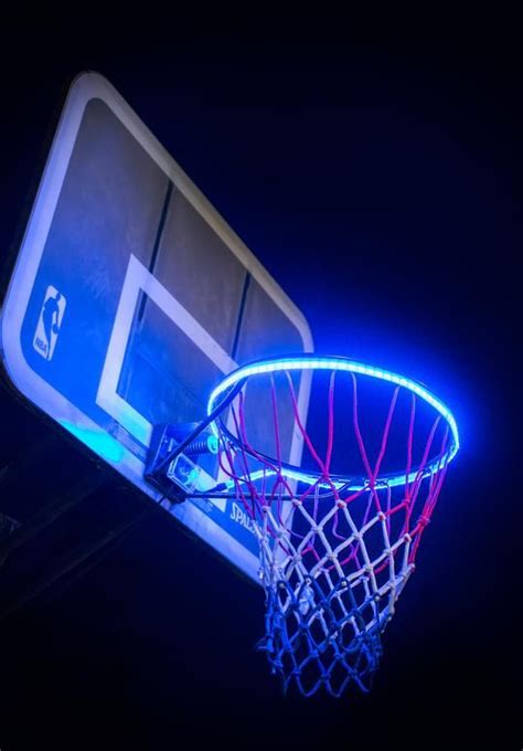 Basketball Hoop Light | Blue aesthetic dark, Basketball wallpaper, Blue ...