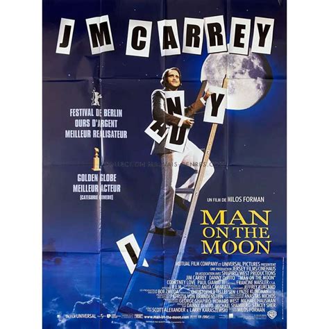 MAN ON THE MOON French Movie Poster - 47x63 in. - 1999