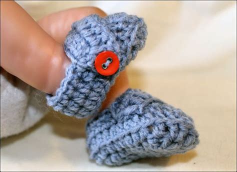 122 best Preemie Booties images on Pinterest | Preemies, Free crochet ...