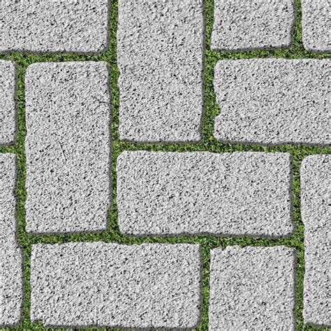 Concrete Paver Seamless Texture Grass - IMAGESEE