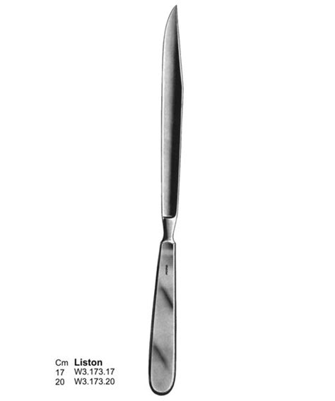 Liston Amputation Knife – B.Webber & Co.