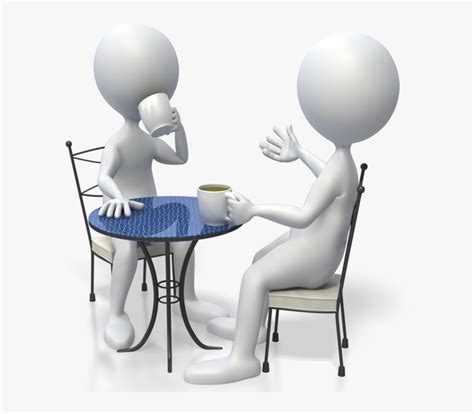 Conversation Clipart Two Person - Two People Talking Animation, HD Png ...