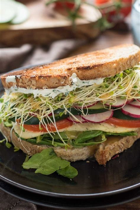 The Best Veggie Sandwiches with Herbed Cream Cheese | NeighborFood