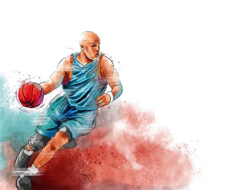 Basketball Background Vector Vector Art & Graphics | freevector.com