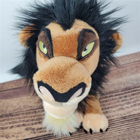 Disney The Lion King Scar Plush Sitting Medium Villain Gift Fanatic 15 ...