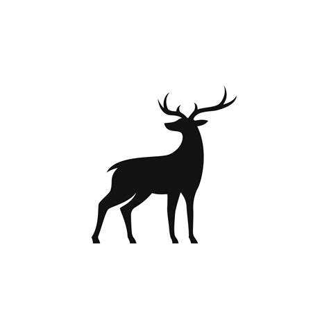 deer logo vector design 5009933 Vector Art at Vecteezy