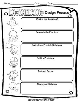 Design Process Worksheet by BLOCK INNOVATIONS | Teachers Pay Teachers