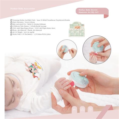 Newborn Baby Child Rotary Battery Operated Nail Clipping and Filing ...