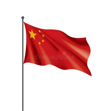 China Flag, Vector Illustration Stock Vector - Illustration of graphic ...