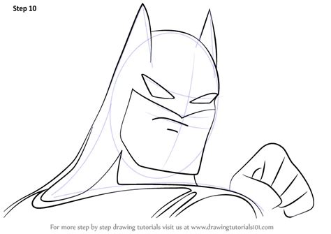 Learn How to Draw Batman for Kids (Batman) Step by Step : Drawing Tutorials