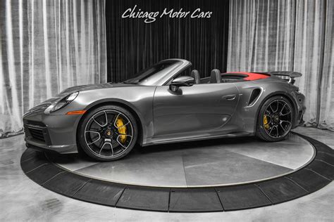 Used 2022 Porsche 911 Turbo S Cabriolet Convertible ONLY 1K Miles ...