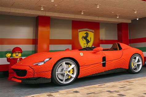 Ferrari Unveils Full-Sized LEGO Model Of Supercar, Lets Fans Create ...