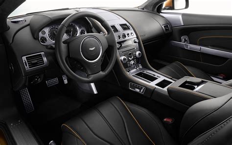 Aston Martin V12 Zagato black leather interior | Aston martin virage ...