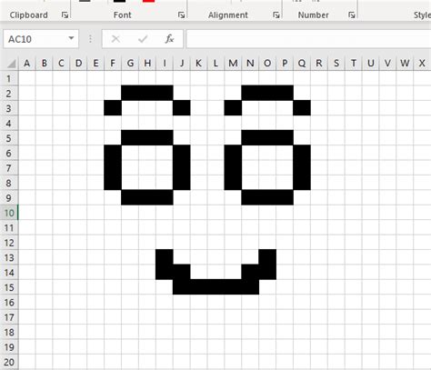 Using Excel to make pixel art for Arduino programs #FromTheForums # ...