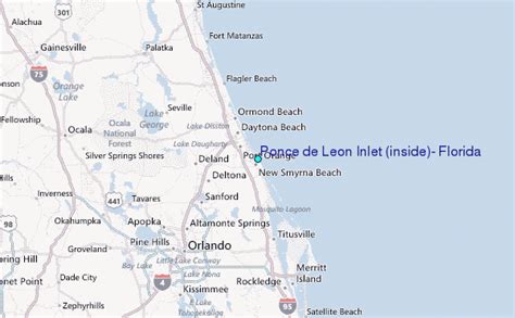 Ponce De Leon Inlet Florida Map - Time Zones Map