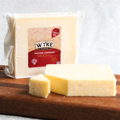 Wyke Farms Organic Mature Cheddar - The Cheese Shop